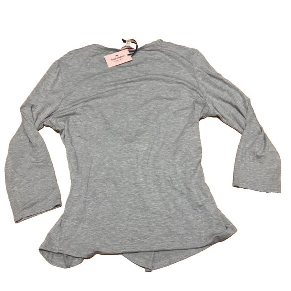 Juicy Couture Womens Juicy Couture 3/4 Sleeve Cross Front Top New with Tags Sz M - Picture 4 of 5
